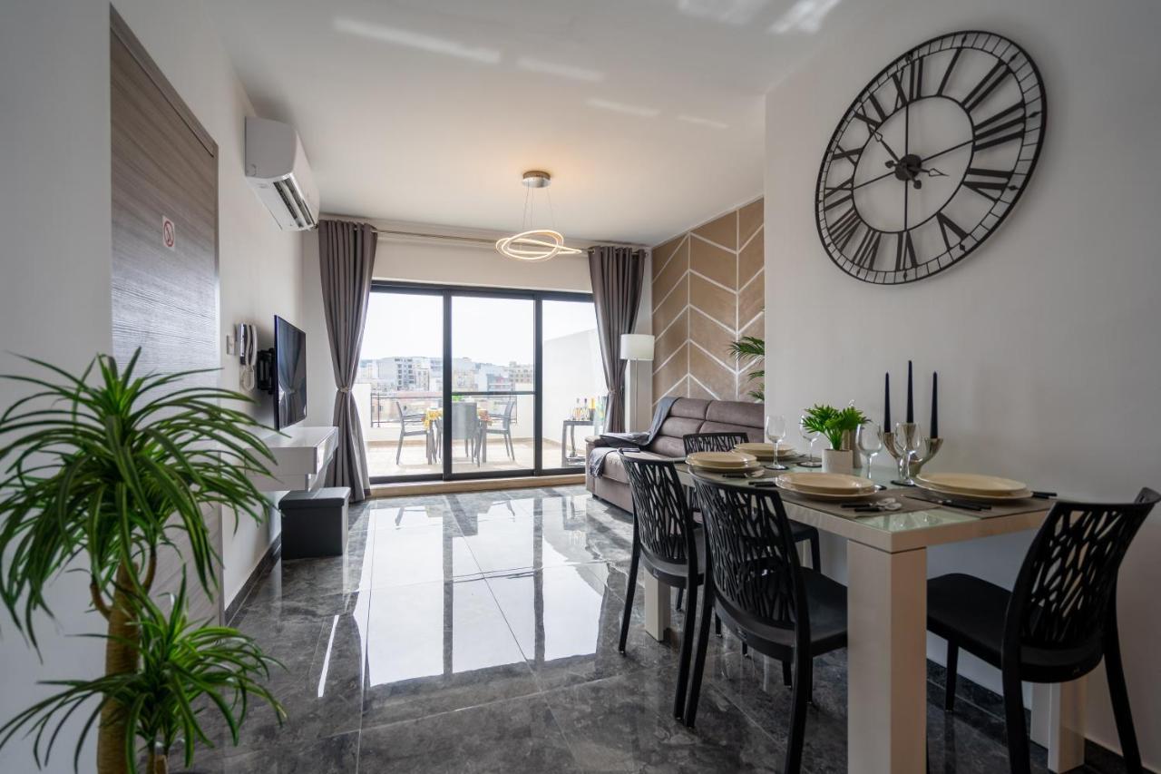סיינט פול ביי Tulip Court Penthouse Brand New-2 Min From The Sea-Central Bugibba מראה חיצוני תמונה